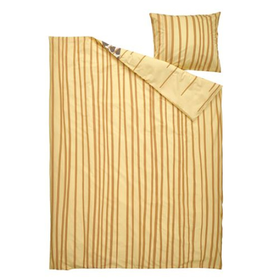 IKEA SANDLÖPARE - çocuk nevresim takımı, 150x200/50x60 cm (sarı) sarı