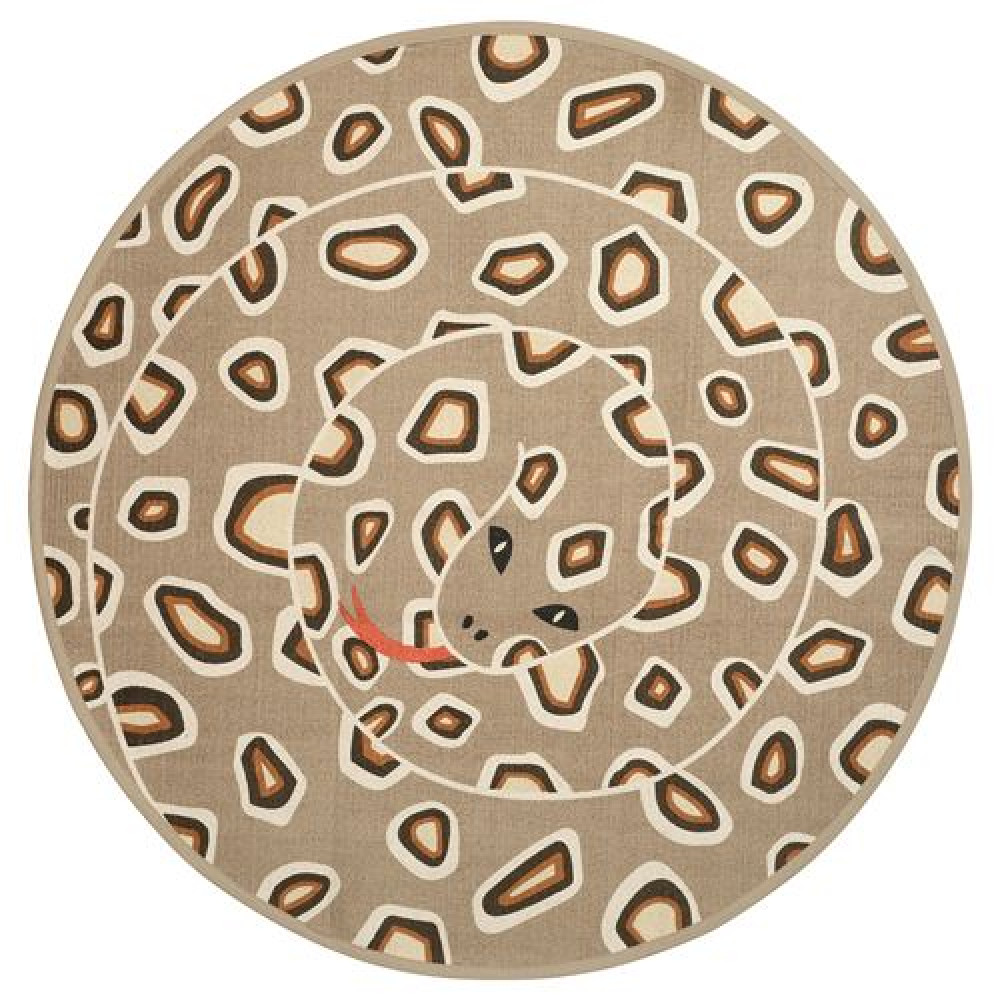 IKEA SANDLÖPARE - çocuk halısı, 100 cm (açık kahverengi)