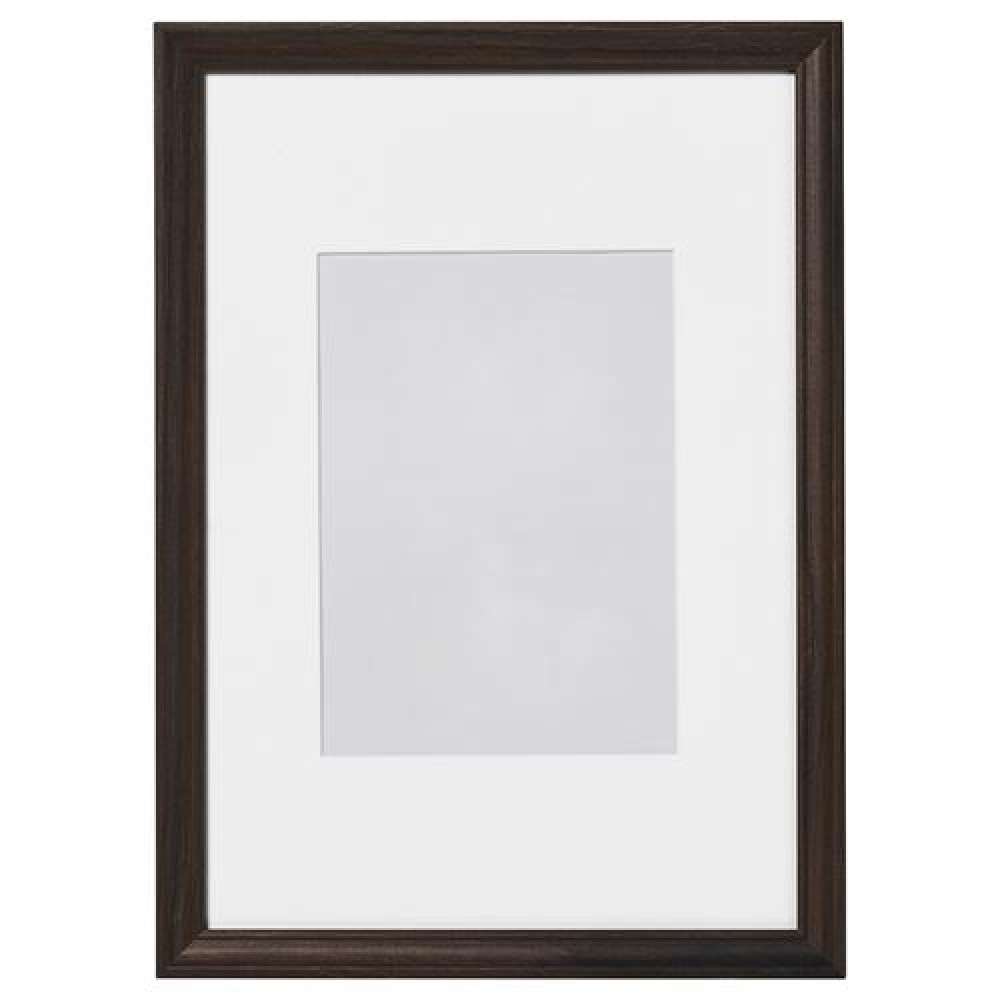 IKEA KLOTKÖRSBÄR - ahşap çerçeve, 21x30 cm (meşe görünümlü koyu kahve)
