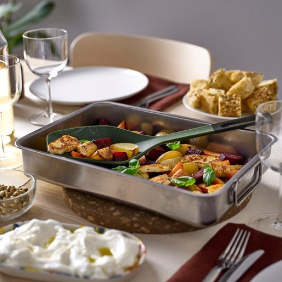 IKEA KNORRHANE - kevgir, 34 cm (koyu yeşil-antrasit)