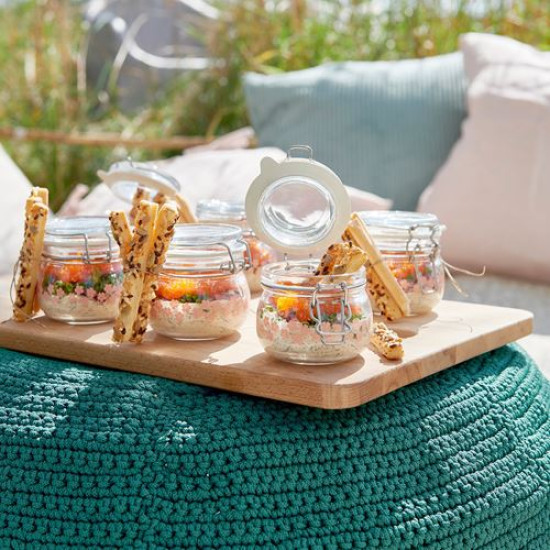 KORKEN - kapaklı cam kavanoz, 13 cl (cam) cam