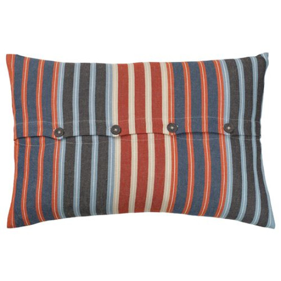 IKEA KORALLBUSKE - kırlent kılıfı, 40x58 cm (mavi-kırmızı) mavi-kırmızı