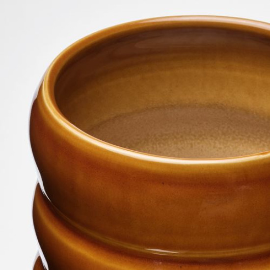 ikea-hasselbukett-seramik-saksı-12-cm-kahverengi-sarı