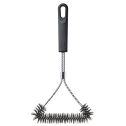 IKEA GRILLTIDER - barbekü-ızgara temizleme fırçası, 35 cm (paslanmaz çelik-siyah)