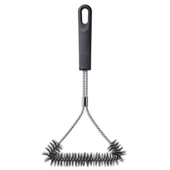 IKEA GRILLTIDER - barbekü-ızgara temizleme fırçası, 35 cm (paslanmaz çelik-siyah) paslanmaz çelik-siyah