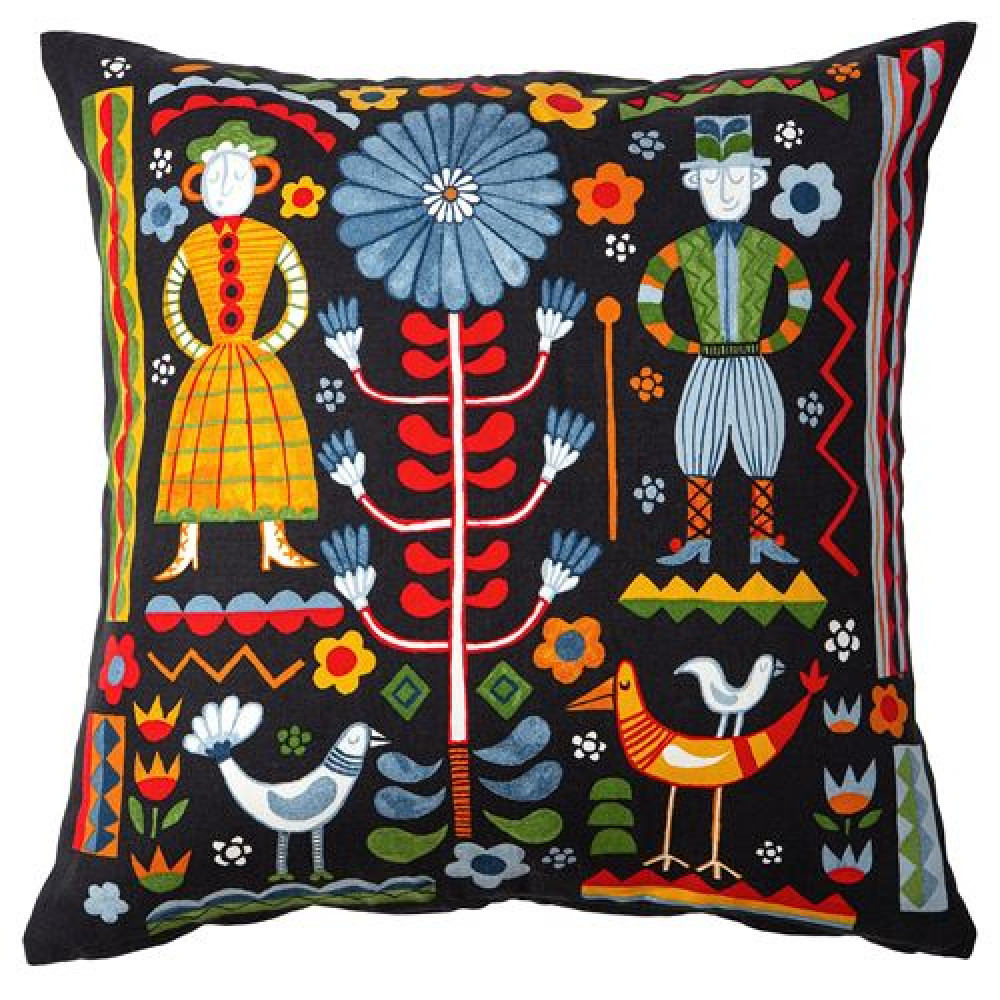 IKEA TRATTKAKTUS - kırlent kılıfı, 50x50 cm (çok renkli)