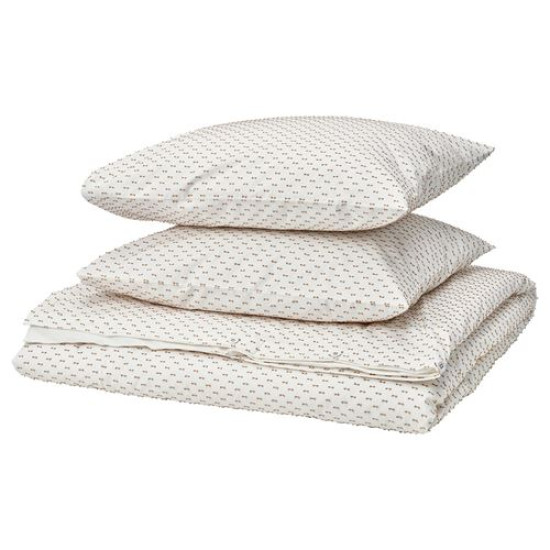 ikea-bandknippe-çift-kişilik-nevresim-seti-240x220-50x60-cm-beyaz-bej-beyaz-bej