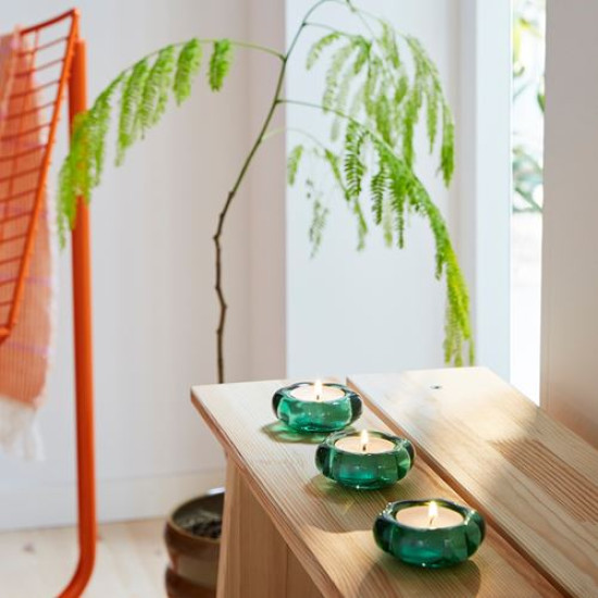 ikea-bladf-gel-tealight-mumluk-3-cm-yeşil-yeşil