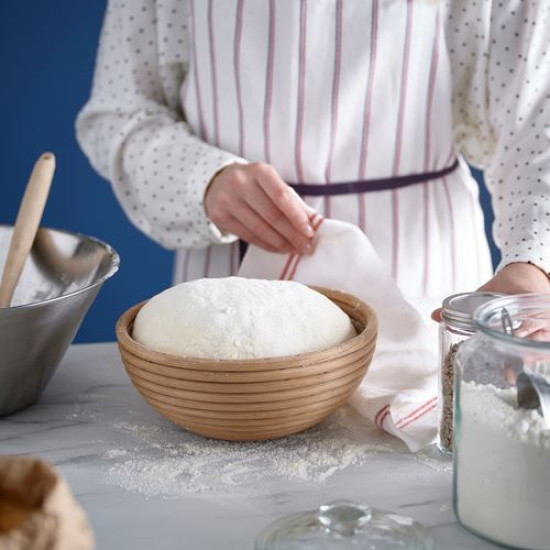 BANDSLÄTTING - ekmek sepeti, 22 cm (rattan) rattan