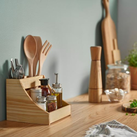 CHOKLADHAJ - taşınabilir düzenleyici, 20x18x16 cm (ahşap)