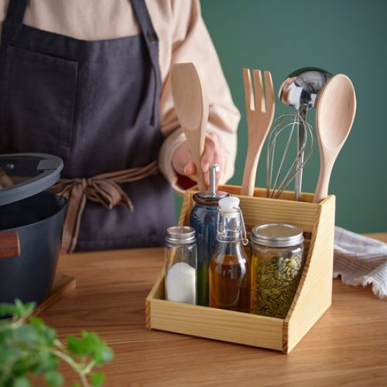 CHOKLADHAJ - taşınabilir düzenleyici, 20x18x16 cm (ahşap)