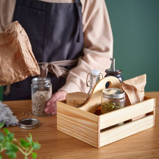 CHOKLADHAJ - taşınabilir düzenleyici, 25x18 cm (ahşap) ahşap