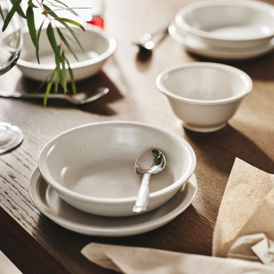 ikea-daggaster-çukur-tabak-19-cm-noktalı-açık-bej-noktalı-açık-bej