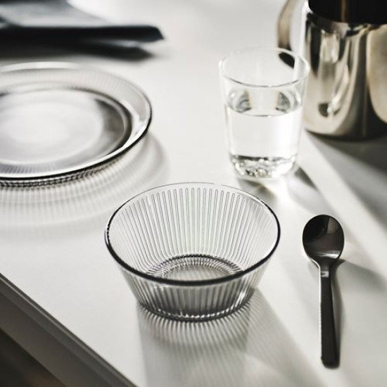 ikea-havsg-dda-cam-kase-12-cm-şerit-deseni-gri-şerit-deseni-gri