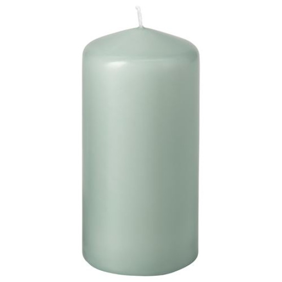 ikea-dagligen-blok-mum-14-cm-açık-gri-yeşil-açık-gri-yeşil