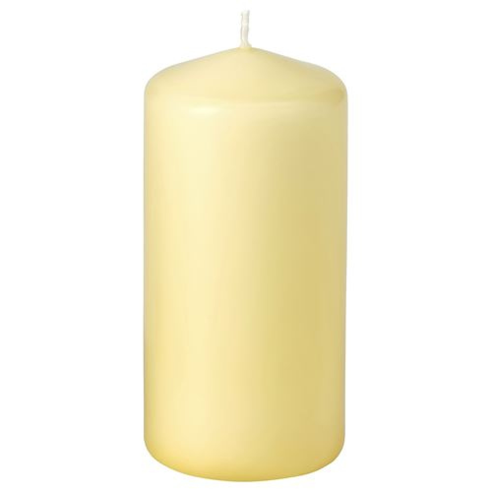 IKEA DAGLIGEN - blok mum, 14 cm (sarı)