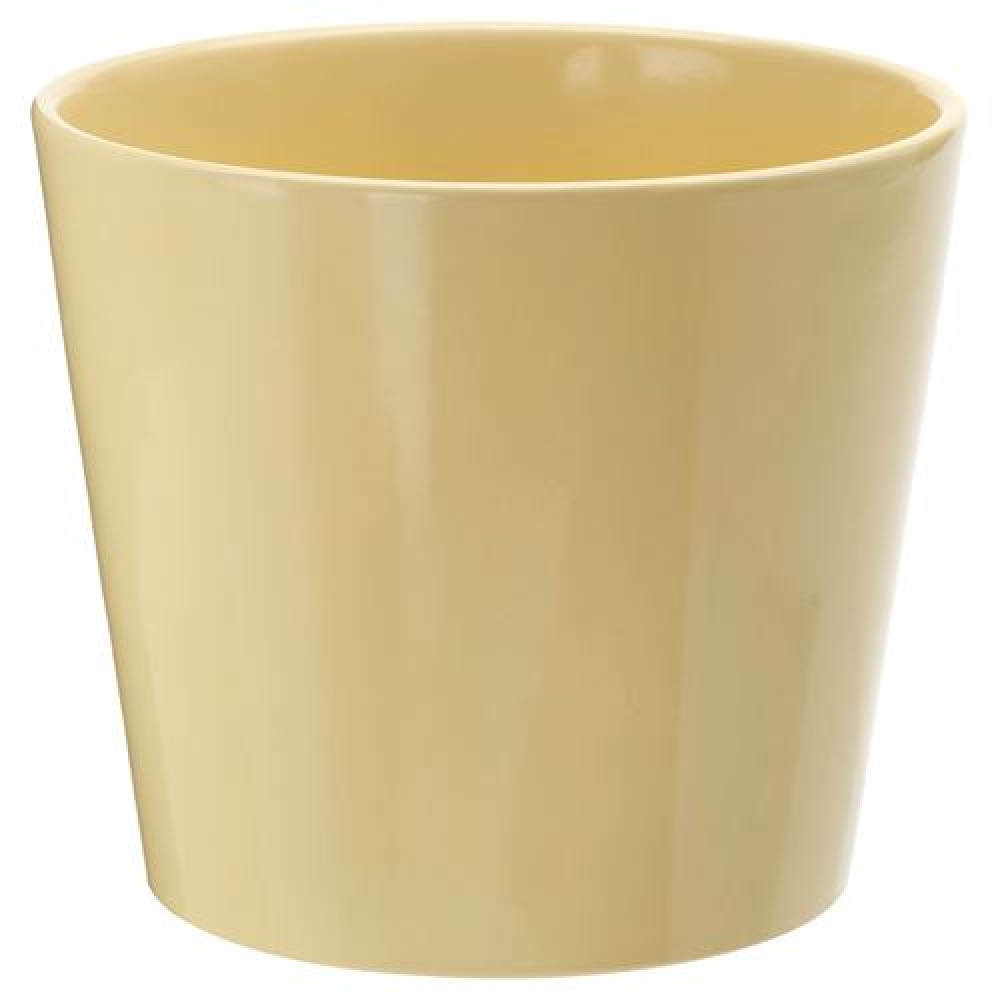 IKEA SOJABÖNA - toprak saksı, 15 cm (açık sarı)