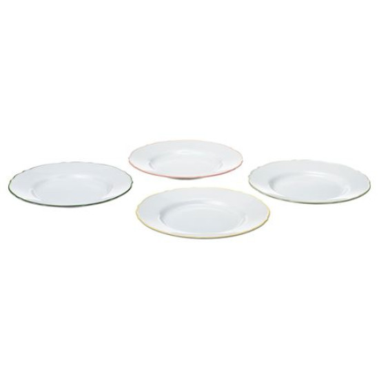 ikea-upplaga-tatlı-tabağı-seti-22-cm-beyaz-karışık-renkler