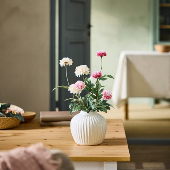 ikea-smycka-yapay-çiçek-75-cm-pembe-pembe