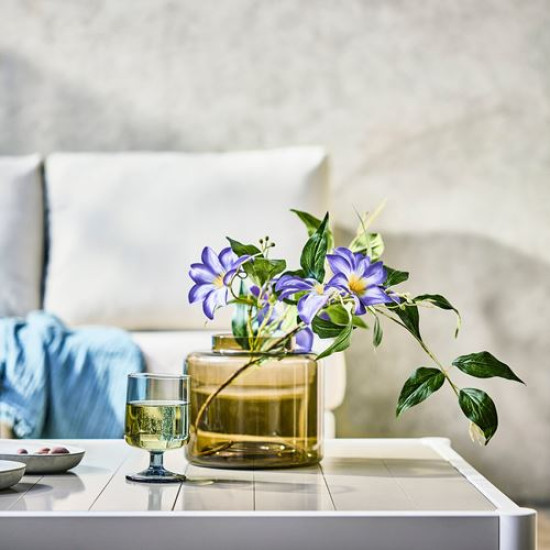 ikea-smycka-yapay-çiçek-97-cm-mavi-siyah-mavi-siyah