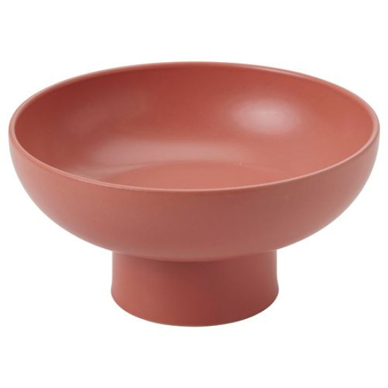 ikea-blomvecklare-seramik-servis-kasesi-26-cm-kırmızı-kahverengi-kırmızı-kahverengi