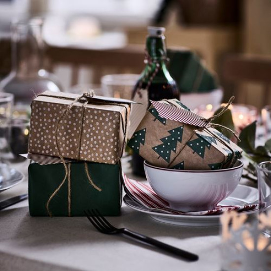 ikea-vinterfint-desenli-peçete-38x38-cm-şerit-deseni-kırmızı-beyaz