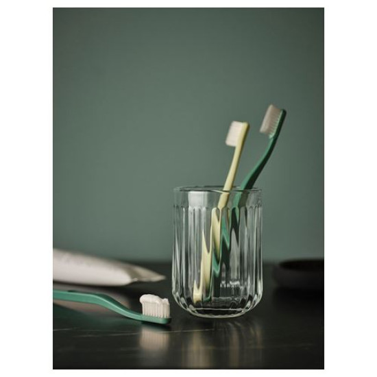 IKEA SILVTJÄRN - diş fırçalık, 11 cm (cam)