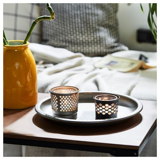 ikea-blodolvon-mum-tabağı-34-cm-gri-gri
