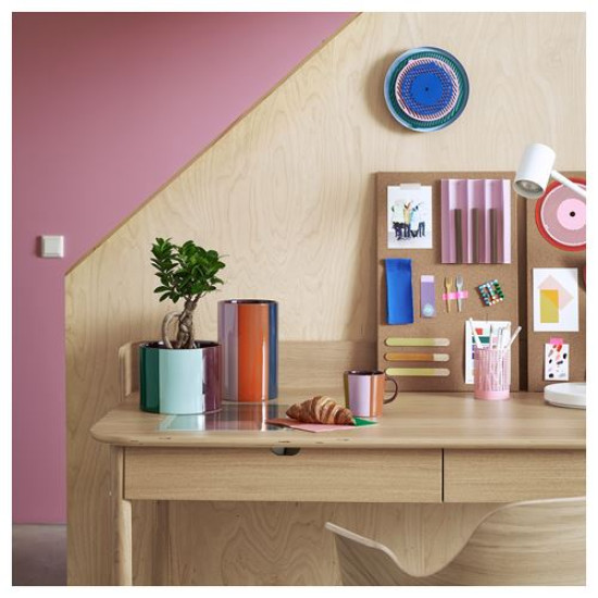 IKEA TESAMMANS - duvar saati, 21 cm (çok renkli) çok renkli