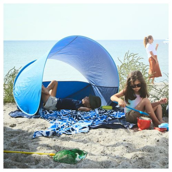 IKEA GULYXNE - plaj havlusu, 100x180 cm (mavi)