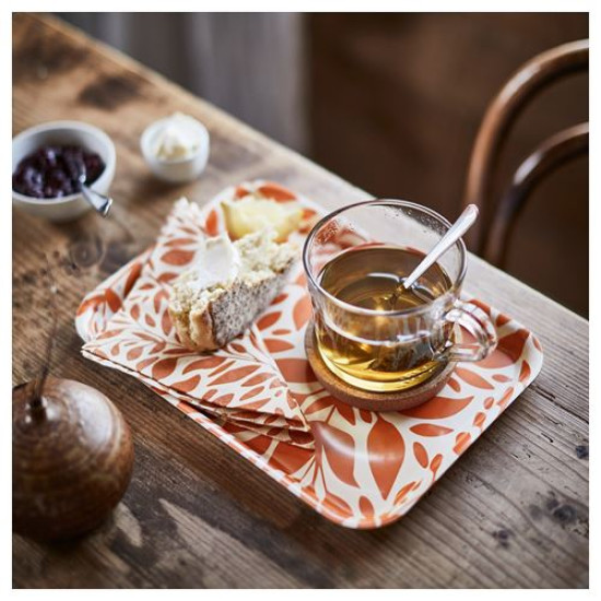 ikea-höstagille-desenli-peçete-33x33-cm-turuncu-turuncu