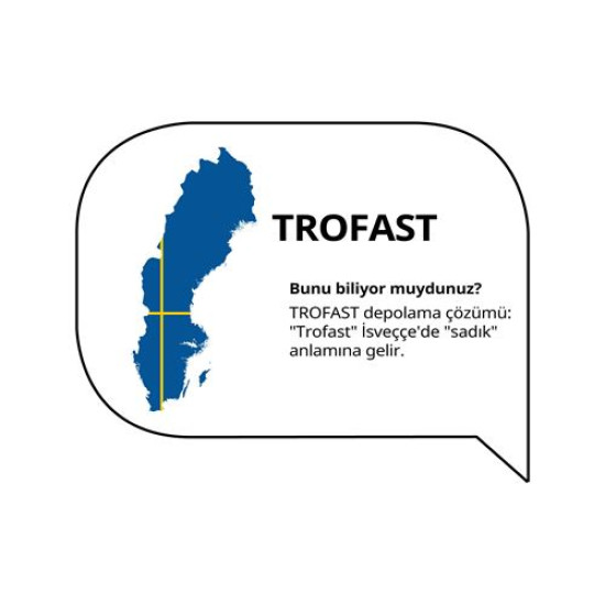 IKEA TROFAST - duvar rafı iskeleti, 93x30 cm (açık beyaz vernikli çam)