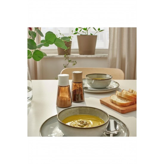 IKEA Halvtom Cam Kahverengi 12 cm Tuzluk Karabiberlik