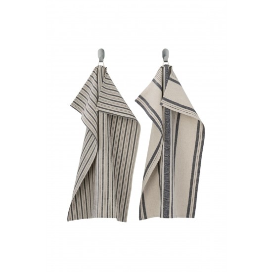 IKEA Mariatheres Gri-Bej 50x70 cm Kurulama Bezi 2li