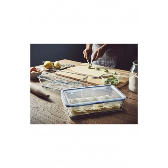 IKEA 365+ Cam Plastik 3.1 lt Kapaklı Cam Saklama Kabı