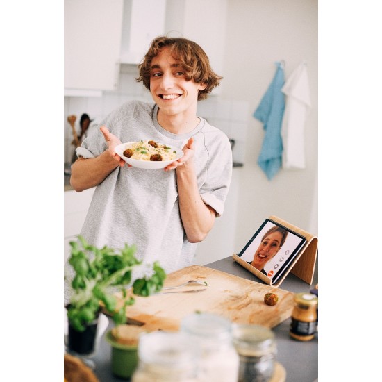 Oftast 6 Adet Çap 20 Cm Yemek Tabağı+6 Adet Çap 15 Cm Kase Ikea Temperli Cam