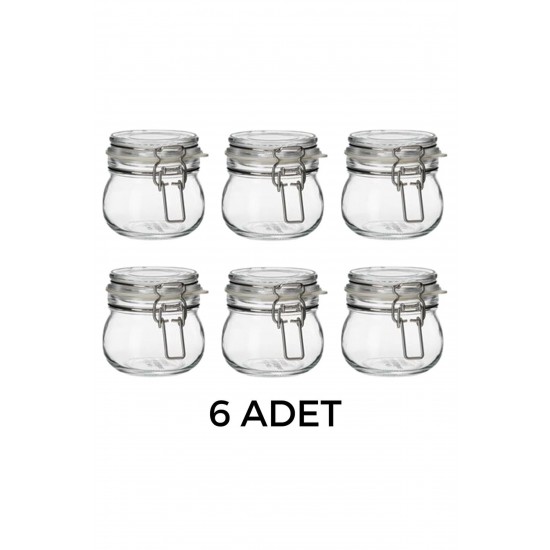 IKEA Korken Cam Kavanoz, 13 cl Kapaklı