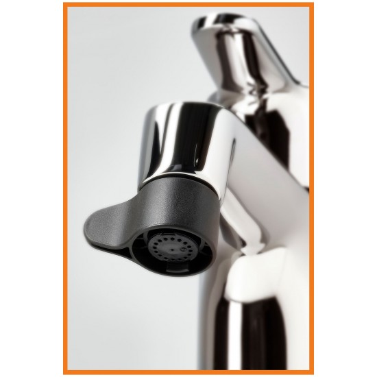 IKEA Abacken Standart Batarya Püskürtme Ucu 24 Mm Siyah