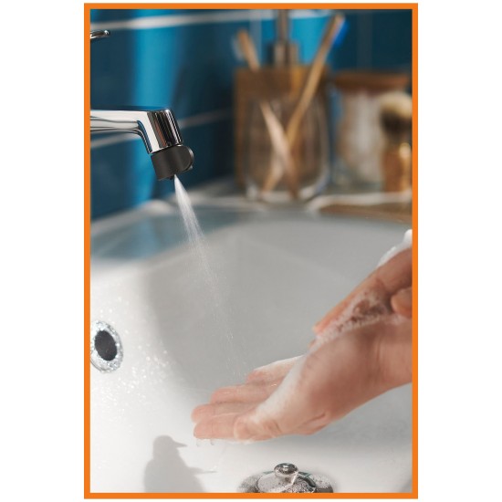 IKEA Abacken Standart Batarya Püskürtme Ucu 24 Mm Siyah