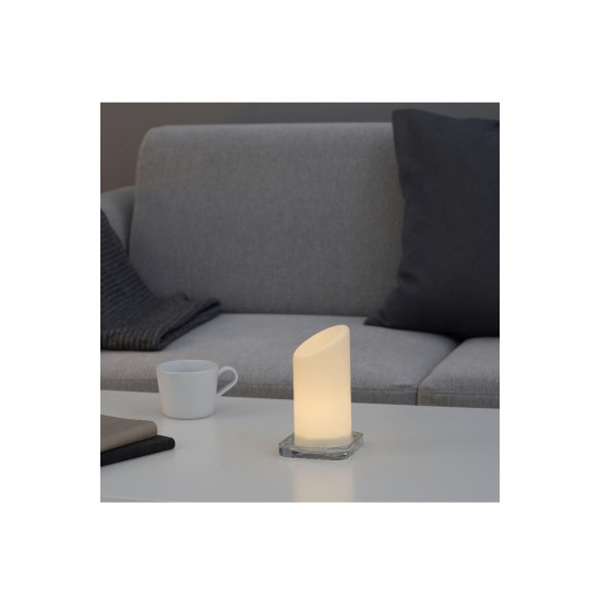 IKEA Adellövskog Beyaz 16 Cm Led'li Blok Mum Ürün