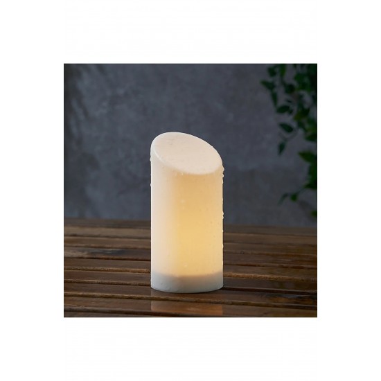 IKEA Adellövskog Iç Dış Mekan Otomatik Yanan Pilli Led'li Blok Mum