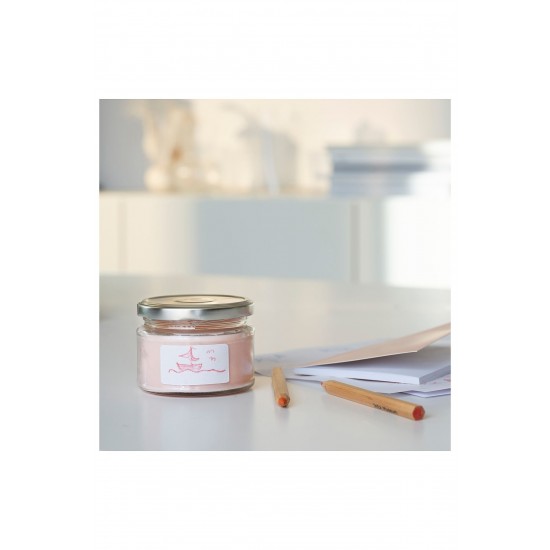 IKEA Adelsyren Uçuk Pembe 20 Saat Cam Kapta Kokulu Mum