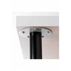 IKEA Adıls Siyah 70 Cm Ayak Çelik Masa Ayağı Çalışma Masası Ayağı 