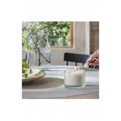 IKEA Adlad Beyaz 50 Saat Iskandinav Ormanları Bardakta Kokulu Mum