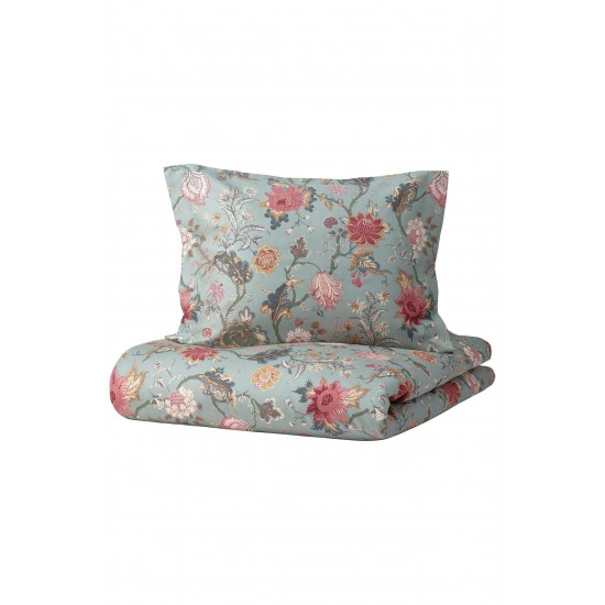 IKEA Nasselklocka Çift Kişilik Nevresim Seti çok renkli 240x220/50x60 cm