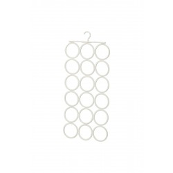 IKEA Komplement Beyaz Çok Amaçlı Dolap İçi Düzenleyici Askı, Şal, Kemer, Kravat Askılığı