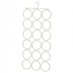 IKEA Komplement Beyaz Çok Amaçlı Dolap İçi Düzenleyici Askı, Şal, Kemer, Kravat Askılığı