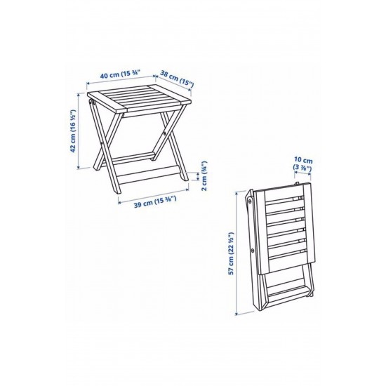 Applarö Sehpa, Kahverengi