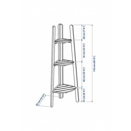 IKEA Askholmen Çiçeklik, Açık Kahverengi