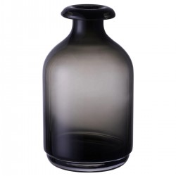 IKEA ÅTGÅNG cam vazo, gri, 18 cm